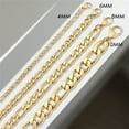 thumbnail image 2 of Lordgold Figaro Link Chain Bracelet Female 14K Yellow Gold Charm Bracelets Chain Bracelets for Women Man Jewelry Gifts, 2 of 6