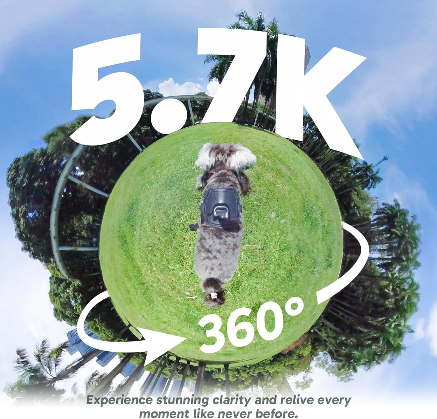 AKASO 360° Action Camera Creator Combo,5.7K 360 Video with 1/2" 48MP Sensors,72MP 360 Photo, 360-SuperSmooth,Touchscreen, Invisible Selfie Stick, 360° Horizon Lock, AI Tracking