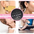 thumbnail image 4 of Plastic Earrings, 100 PCS Invisible Clear Earrings for Sports, Clear Plastic Post Earring Studs for Sports, Flat Silicone Earrings Rubber Earrings Clear Earrings for Work, 4 of 6