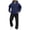 Navy, variant on hotojiny Track Suits for Men 2 Piece Set Full Zip Jacket Workout Hooded Sweatshirt Casual Active Loose Fit Pants Matching Sweatsuit(White,X-Large)