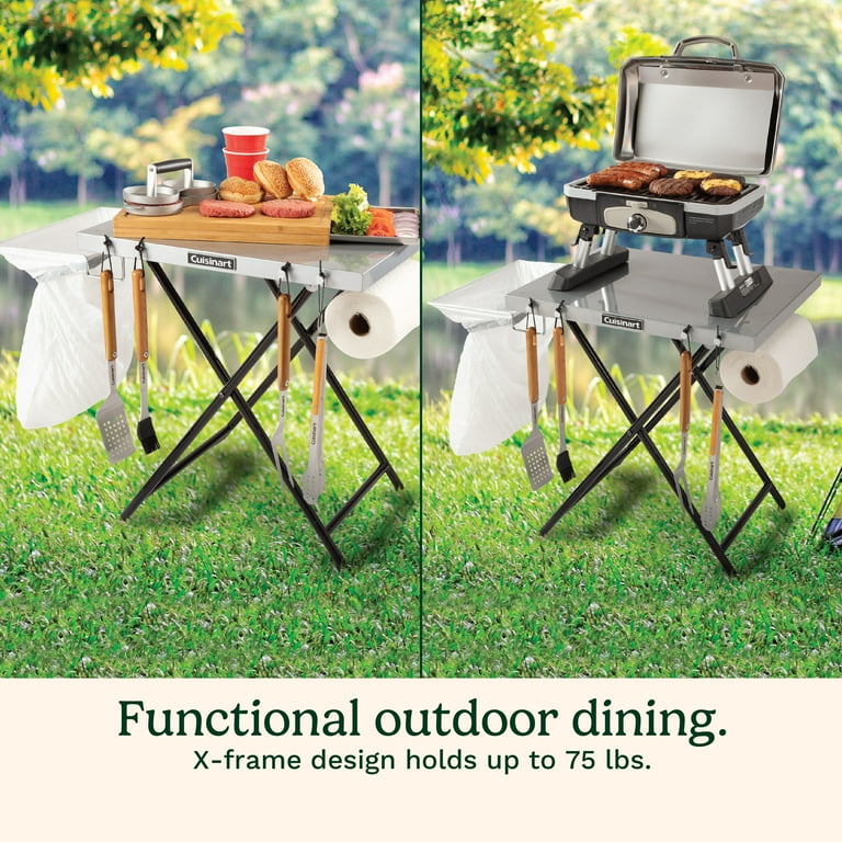 Cuisinart Fold n Go Prep Table Grill Stand