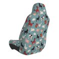 thumbnail image 2 of Wukai Farm Animals 1 Full Set Car Seat Covers with Soft Padding Universal Auto Front Seats Protector and Cushion Mat, 2 of 5