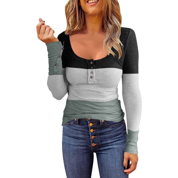 Vedolay Women Sweatshirts Fall Printing Loose Blouse Tops Grey,S