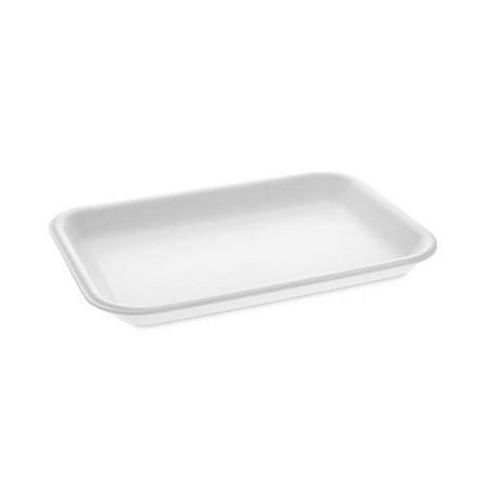 Supermarket Tray 2, 8.2 x 5.7 x 0.91, White, 500/Carton