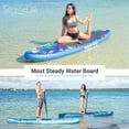 thumbnail image 6 of SereneLife SLSUPB636 - Rising Flow Paddleboard SUP - Stand Up Water Paddle-Board w/ Waterproof Mobile Phone Case (10’6”), 6 of 7