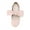 PINK, variant on BURUDANI Girls Ballerina Front Bow Flats Mary Jane Dress Shoes ANGIE-5 WHITE Size 3