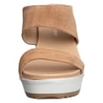 thumbnail image 4 of Antelope Women's Cascade Suede Wedge Platform Sandals, 4 of 6
