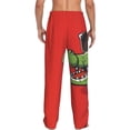 thumbnail image 7 of Salouo Cool Crocodile With Sunglasses Print Pajama Pants for Men, Lounge Pants Elastic Waistband Casual Men's sleepwear Loungewear Sleep Pajama Pant -Large, 7 of 7