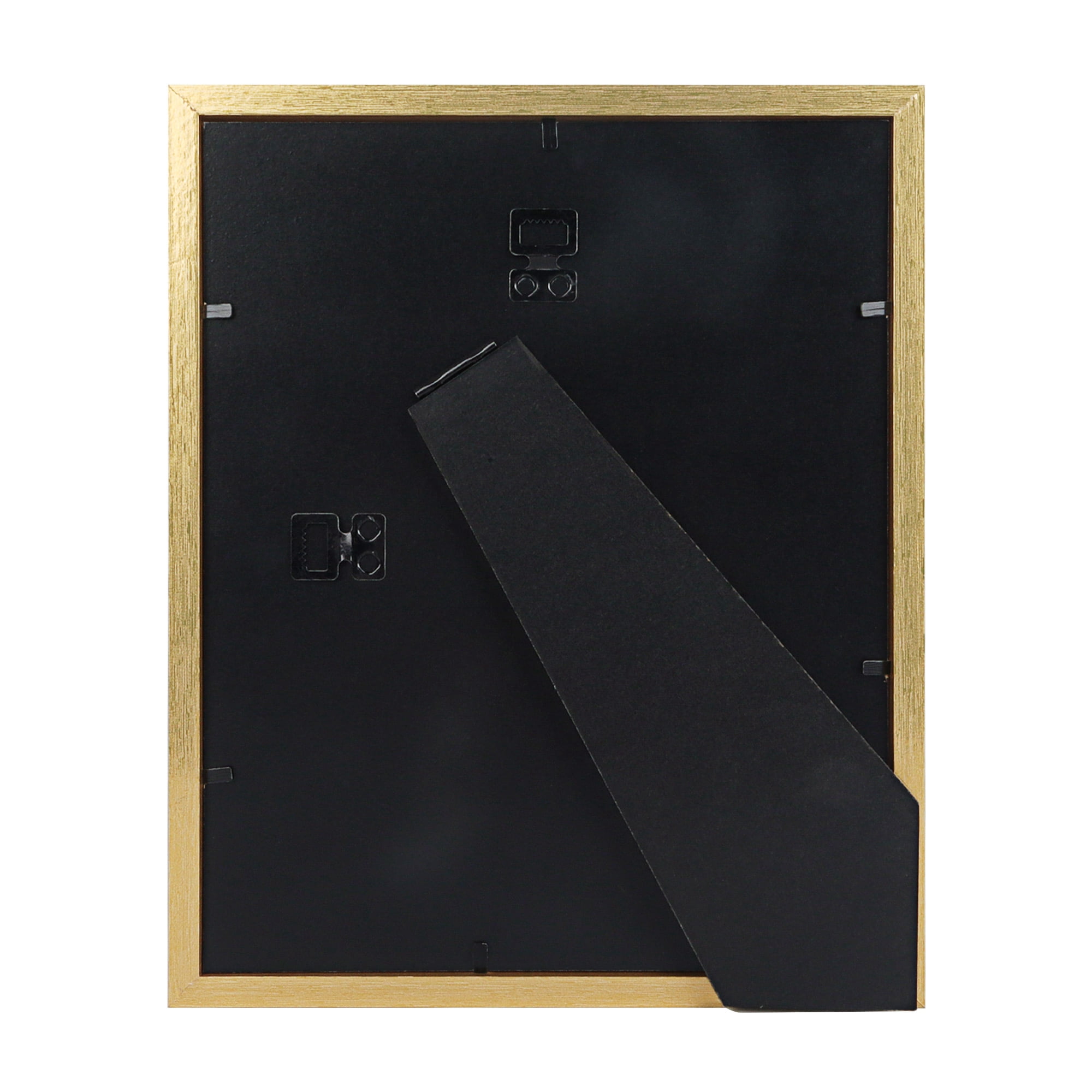 Scholartree 5 PACK 8x10 Wooden Picture Frames, 8x10 Matted to 5x7 Tabletop Picture Frame, Gold