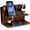 Brown, variant on Gifts for Men Desk or Nightstand Organizer - Phone Docking Station - Birthday Gifts for Husband, Fathers Day for Dad - Anniversary Idea from Wife - Key Holder, Stand Wallet, Watch & Essentials