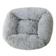 thumbnail image 3 of Cómoda cama para perros y , perrera cálida, de suave y cálido, alfombrilla de rectangular, almohadilla de varios tamaños para - Gris claro, l L gris claro Salvador Casa de la cama del gato, 3 of 9