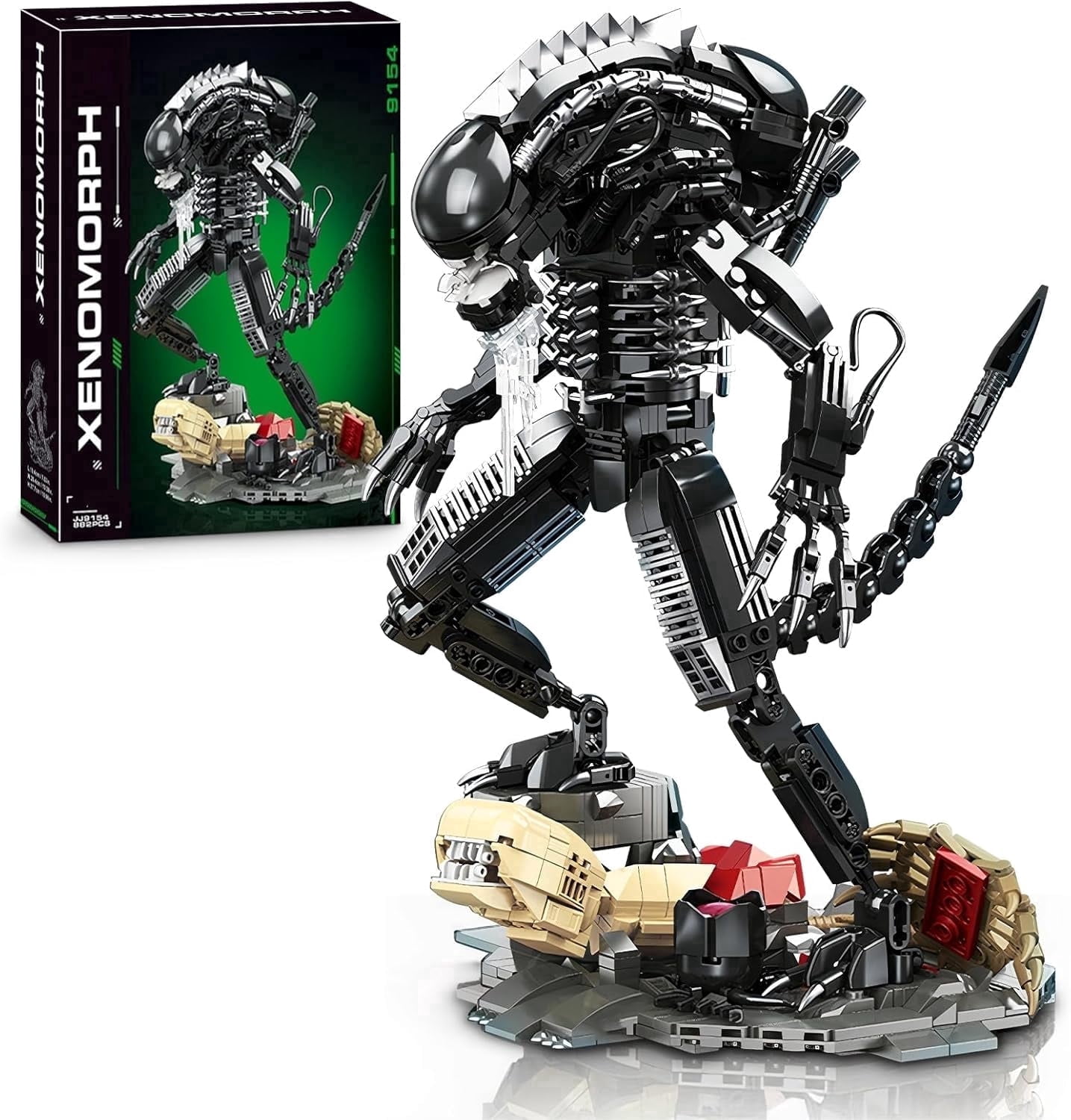 Alien Xenomorph Warrior Action Figure Set - Toys Collection with