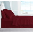 thumbnail image 2 of Swift Home Luxury Bedding Collection, Ultra-Soft Brushed Microfiber 6-Piece Bed Sheet Sets, Extremely Durable - Easy Fit - Wrinkle Resistant - (Includes 2 Bonus Pillowcases), Queen, Burgundy, 2 of 5