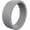 Basic - Grey, variant on Men's Silicone Ring - Breathable & Durable Wedding Silicone Bands - Mens Gunmetal Basic Silicone Ring Size 09