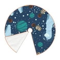 thumbnail image 3 of Kll Alpaca Astronaut In Space Christmas Tree Skirt 48",Party Decorations Farmhouse For Christmas Decorations Holiday Party, 3 of 8
