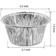 thumbnail image 4 of Papel de Aluminio Ramekin Papel de Aluminio Vaso de Papel Paquete de 300 Vasos Desechables de Papel de Aluminio Ramekin para Hornear, 4 of 5