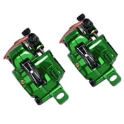 JUIN TECH R1 Hydraulic Road CX Disc Brake set 160mm w/ Rotor (Front+Rear), Green #JT1904