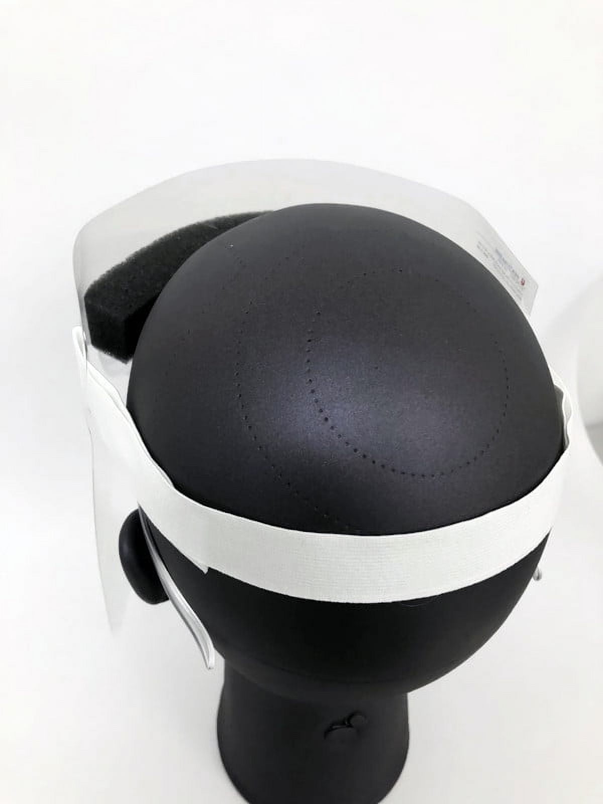 rHEALTH Face Shield, 15 Pack | Made in USA! | Reusable | Extra Soft Foam | Lightweight Comfort | Adjustable| Use with Goggles or Glasses | Anti-Fogging