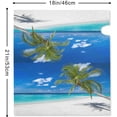 thumbnail image 2 of Tropical Paradise Beach Mail Box Cover Magnetic Anti-UV 100% Polyester Standard Size 18" X 21" Oxford Garden,Postbox Letterbox Cover, 2 of 6