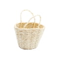 thumbnail image 4 of Cesta tejida para casa de muñecas en miniatura, cesta de almacenamiento, cesta de Picnic con asa para escena, juego de simulación, accesorio de jardín Redondo Hugo Cesta de almacenamiento de casa de muñecas, 4 of 10