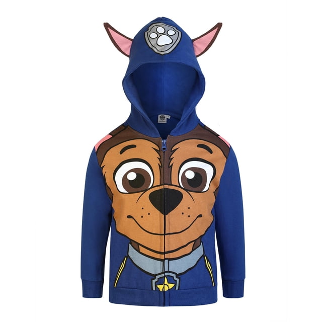 Sudadera con capucha Paw Patrol Nickelodeon Marshall, Rubble or Chase Boys