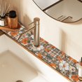thumbnail image 2 of Yayeee Faucet Mat for Kitchen Sink 30" Diatomite Long Splash Guard Pad, Rustic Floral, 2 of 7