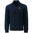 thumbnail image 2 of Men's Cutter & Buck  Navy Cleveland Guardians Roam Eco Recycled Full-Zip Jacket, 2 of 3