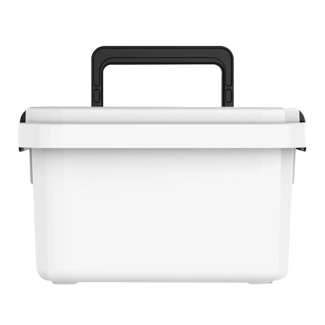 SHISUYAN Portable Medicine Box for Storage Use Lightweight and Durable Plastic White Multi Functional Design with Multi Lattice Layer