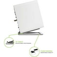 thumbnail image 5 of Kanto S4W Medium Desk Top Speaker Stands with 16-Degrees of Tilt & Mounting Hole with 16-Degrees of Tilt & Mounting Hole Pair, White, 5 of 8