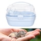 thumbnail image 4 of Estuche de transporte para hámster, jaula portátil ligera para animales pequeños, para viajes al aire libre, 4 of 8