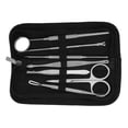 thumbnail image 2 of Kit de Herramientas de Tijeras Removedor de Espinillas de Acero Inoxidable 7 Piezas Perfecl Plata, 2 of 8