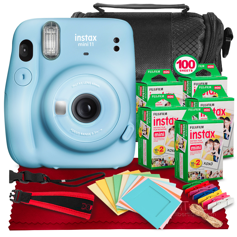 FUJIFILM INSTAX Mini 11 Instant Film Camera (Sky Blue) + ACCESSORY