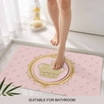 thumbnail image 3 of Golden Crown Door Mat&nbsp;Indoor Outdoor Entrance, Non Slip Small Rug for Kitchen Bathroom Entryway Rug, Pink Cartoon Funny Geometric Plaid Art Washable Doormat Floor Mat for Office 18x30 Inch, 3 of 8