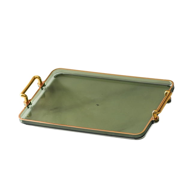 Matsuzay Nordic Style Farmhouse Serving Tray Multiuse Office Shower Bedroom for Teteras Verde
