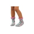 thumbnail image 5 of TeeHee Little Kids Girls Cotton Double Ruffle Crew Socks 6 Pair Pack (3-5 Years, Dots), 5 of 7