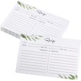 thumbnail image 1 of czcpp-80 Pieces Bridal Recipe Cards Double Sided Kitchen Recipe Cards Sage Simple Wildflower Notecards for Wedding, Bridal Shower, Farmhouse, 4 x 6 Inch (Fresh Style), 1 of 4