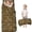 Bigfoot and Plaid Brown Pattern, variant on Bigfoot and Plaid Brown Pattern Kids Nap Mat, Sleeping Mat with Removable Pillow with Handle & Fastening Straps, Soft Skin Friendly Gifts for Toddlers Kids Boys Girls,50"x20"