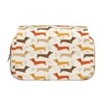thumbnail image 2 of Sikiie Dachshund Print Flip Double-layer Pencil Case, All-purpose Stationery Bag for Study and Office, Zipper Design, Unisex, 2 of 7