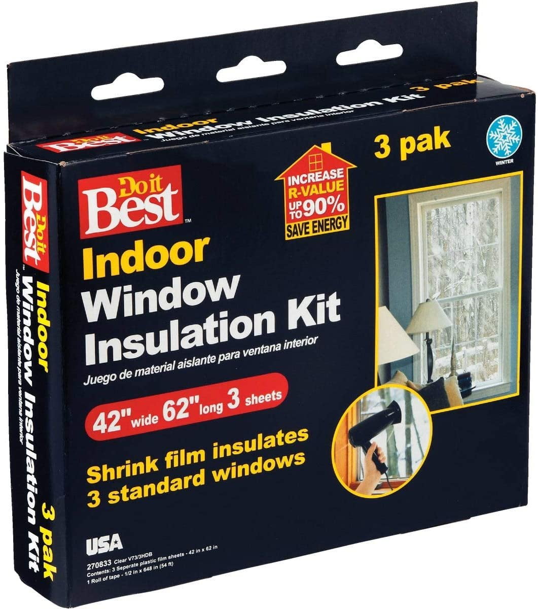 Thermwell V73/3HDB Do It Best Heat Shrink Film Window Kit