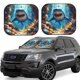 thumbnail image 1 of Balery Colorful Underwater Shark Parasol para parabrisas de coche de 2 piezas | Parasol plegable para parabrisas delantero de coche para la mayoría de sedanes-Medium, 1 of 6