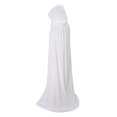 thumbnail image 1 of Disfraces de Halloween, mujeres, hombres, capa elegante, con capucha, bruja adulta, capas largas negras para fiestas navideñas, capas con capucha Methold JR0584-03B, 1 of 3