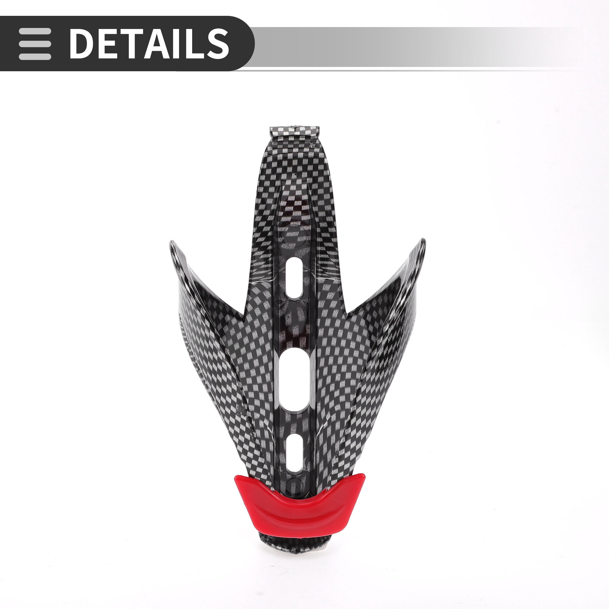Unique Bargains Bike Bottle Cage Rack Lightweight Durable Plastic Bicycle Drinks Holder