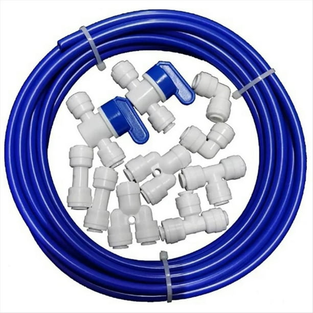 Tubo de Agua RO de 1/4 Pulgada de Longitud de 32,8 Pies (10 Metros), Tubo de Manguera para de Purificadores de Agua RO