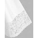 thumbnail image 4 of Talla grande Impresión floral Ombre Color Color Trimeado. Rosegal Camisetas tallas grandes, 4 of 5