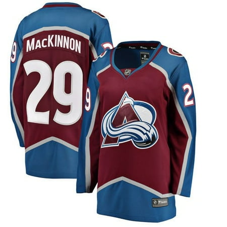 Colorado Cycling Jersey - Nathan MacKinnon Colorado Avalanche Fanatics Branded Women's Home Breakaway Player Jersey - Maroon