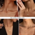 thumbnail image 3 of Turandoss 14K Gold Plated S925 Sterling Silver Chain Necklace for Women Dainty 1.5mm Satellite Bead Chains Hypoallergenic 14-24 inches Jewelry Birthday Valentines Day Gifts for Women Girls, 3 of 8