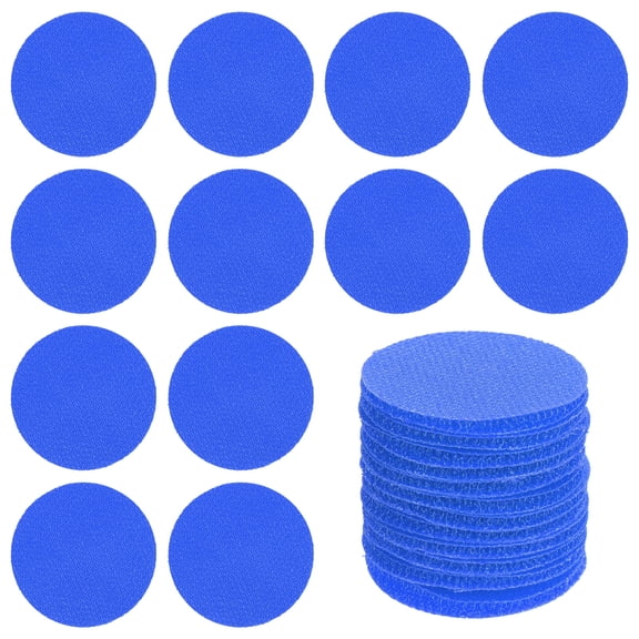 Uxcell 1.6 Inch Carpet Spot Markers 50Pcs Circle Floor Dots Markers Carpet Spots for Teacher Classroom Decoration, Blue