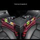 thumbnail image 4 of KAIYANG Organizador de cuero para asiento de coche, para billetera de teléfono, con puerto de carga USB y RFID, 4 of 5