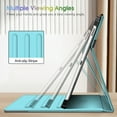 thumbnail image 2 of Fintie Case for Samsung Galaxy Tab S10 Plus 2024/ Tab S9 Plus 2023 12.4 Inch with S Pen Holder, Multi-Angle Viewing Protective Cover with Pocket, Auto Sleep/Wake, Turquoise, 2 of 9