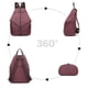 thumbnail image 3 of Mochila de lona para mujer, bolso de mano, estilo vintage, para el día a día, ligera, para viaje, informal, para la escuela y para niñas, 3 of 4
